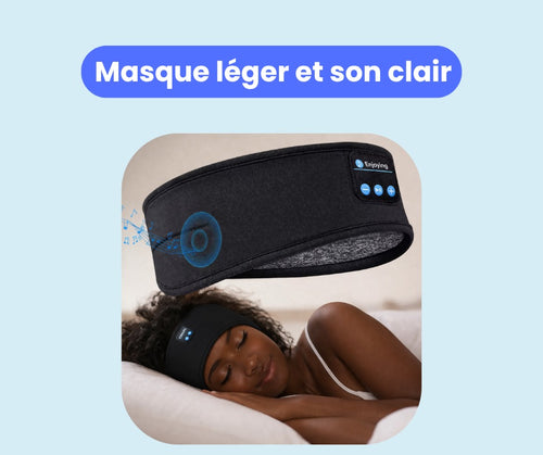 Bandeau Bluetooth sommeil avec écouteurs